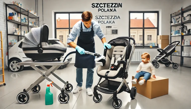 Pranie czyszczenie wózków dziecięcych fotelików samochodowych w Szczecinie