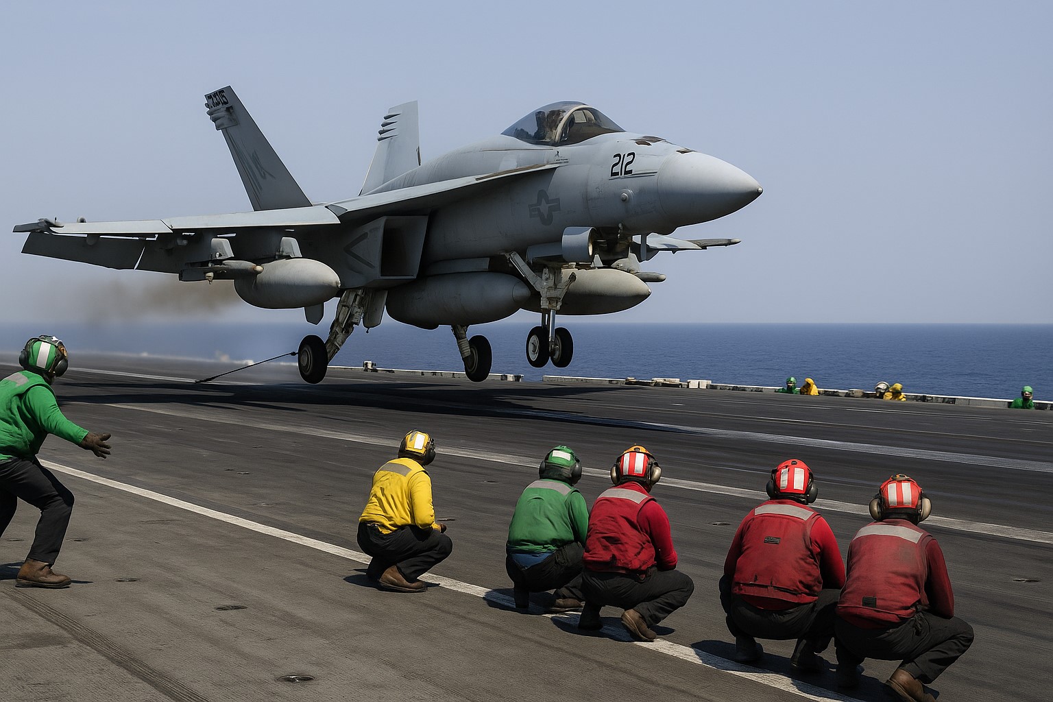 USA: F/A-18E Super Hornet utracony podczas operacji morskiej
