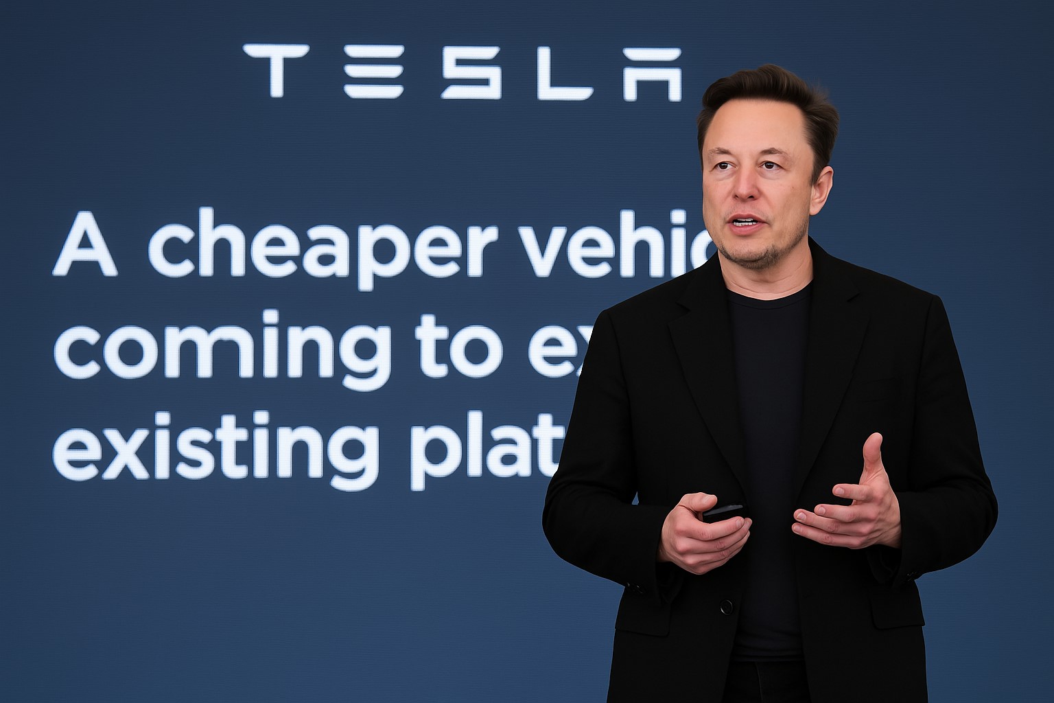 Elon Musk zapowiada tanią Teslę – produkcja rusza w połowie 2025