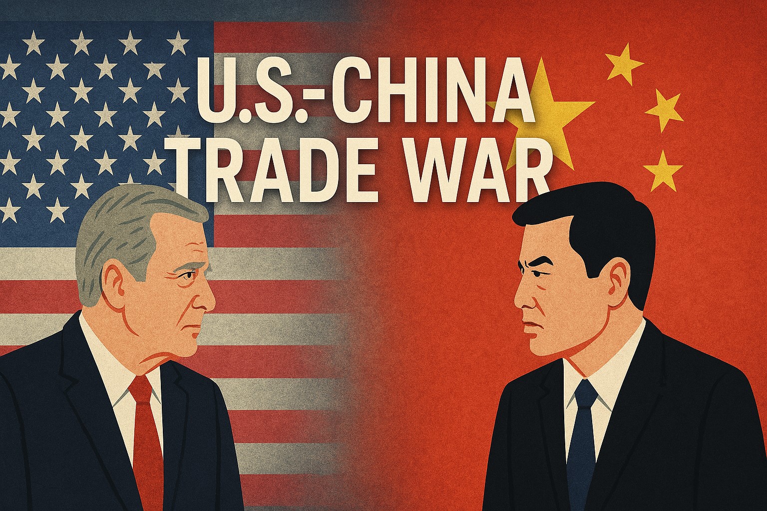 Konflikt gospodarczy USA–Chiny 2025: inflacja, podziały i recesja