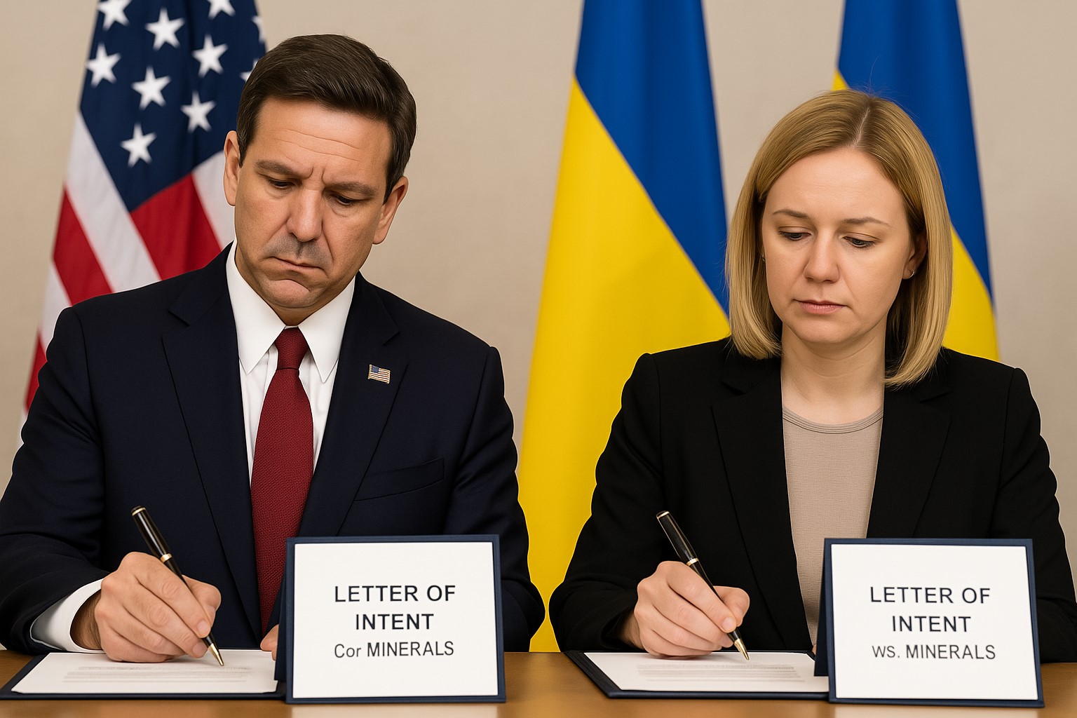 Ukraina i USA podpisują kluczową umowę surowcową w 2025 roku