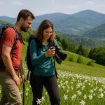 Kwitnienie narcyzów na Golicy – przewodnik po szlaku i terminach
