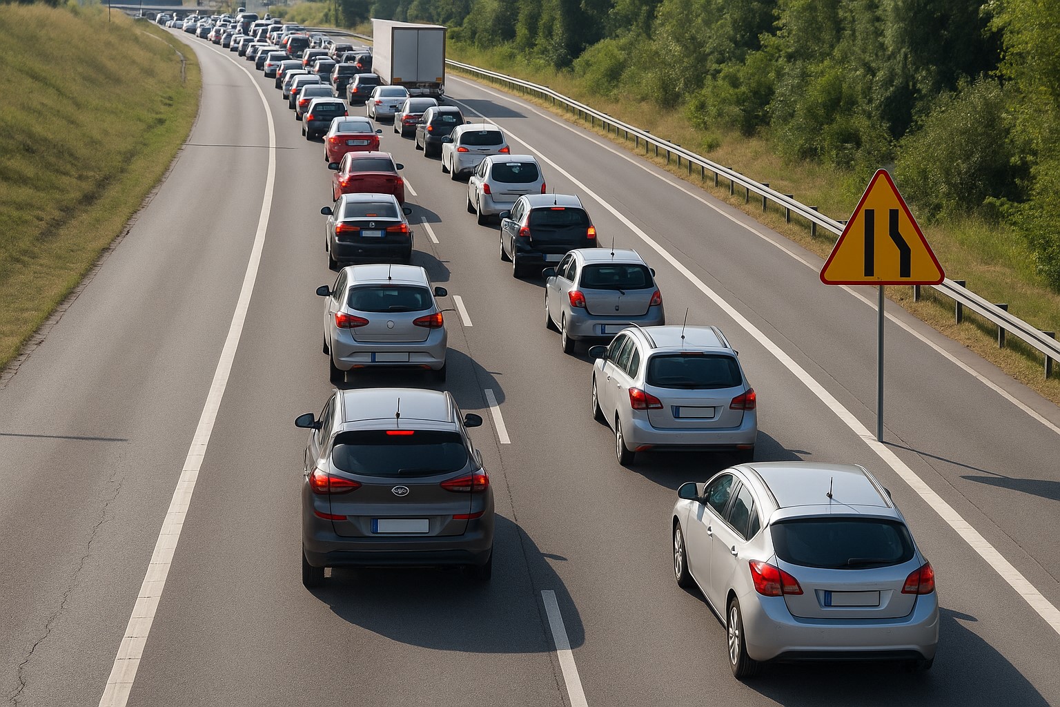 Kiedy obowiązuje jazda na suwak i kto ma wtedy pierwszeństwo
