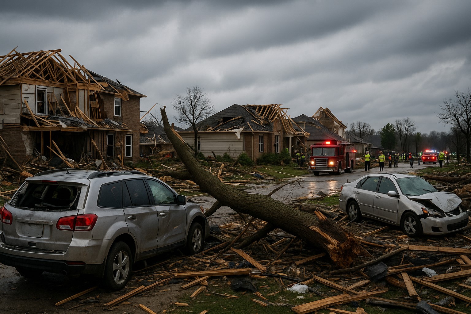 Tornada w USA maj 2025 – ostrzeżenia pogodowe i skutki żywiołu