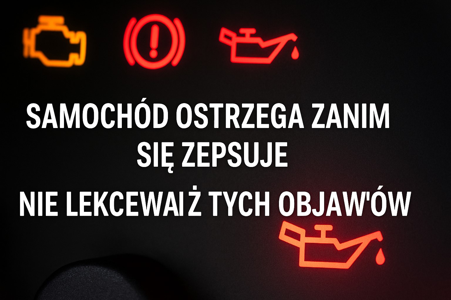 Jak rozpoznać sygnały awarii auta i nie dopuścić do kosztów