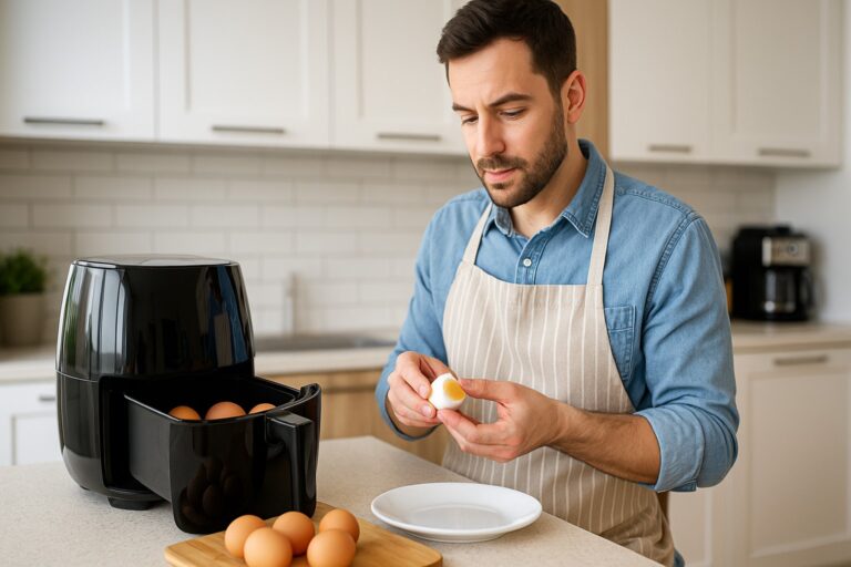 Gotowanie jajek w air fryer – ile minut, optymalny czas, temperatura i efekty