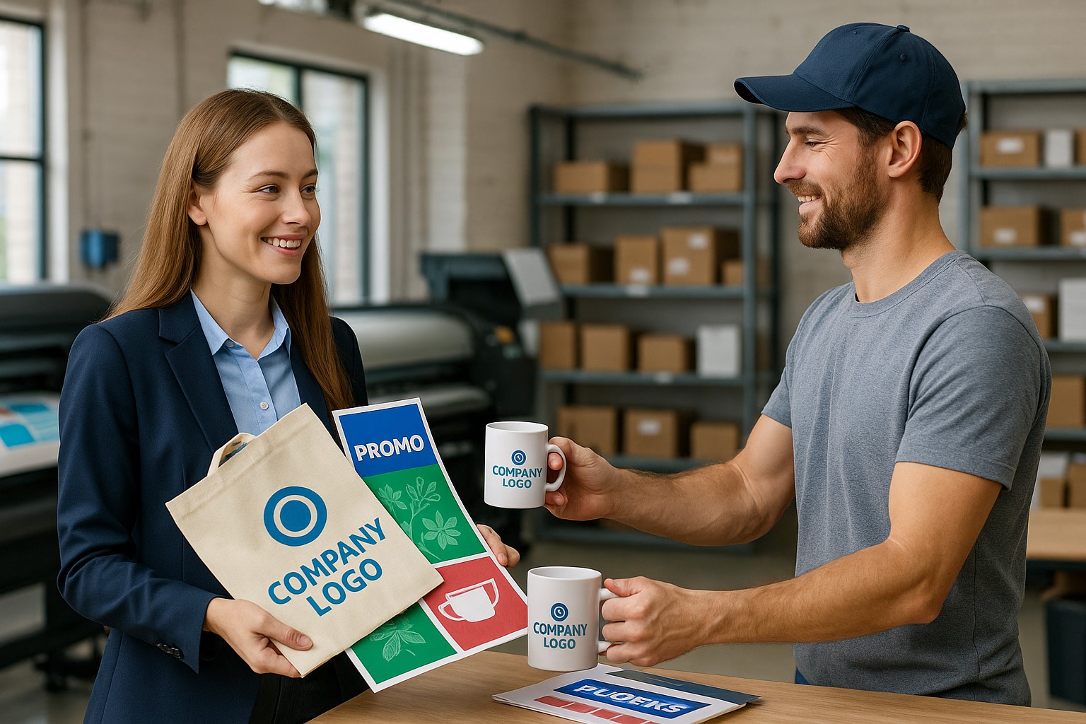 Jak drukarnie online wspierają promocję małych firm – nadruki reklamowe