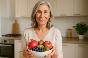 Jakie owoce jeść w czasie menopauzy? Przewodnik dietetyczny dla kobiet 45+